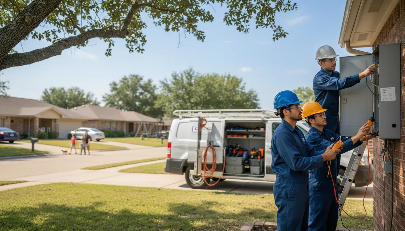 Certified electrician providing emergency electrical services in Blue Mountain, MS